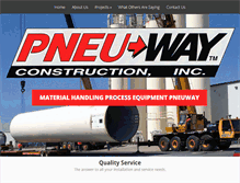 Tablet Screenshot of pneu-way.com